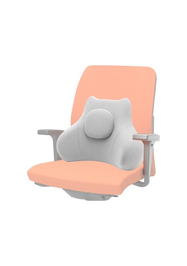 Suntek Bel Destek Yastığı Seyahat Koltuğu Oyun Için Yumuşak Açık Gri