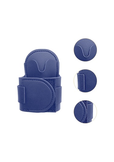 Suntek Stetoskop Kalça Tutucu Taşınabilir Düzenleyici Pu Deri Lacivert