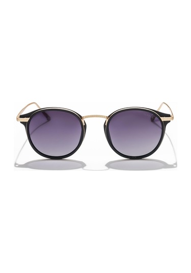 Hermod Spl726-c5-49 Polarize Unisex Güneş Gözlüğü Altın - Siyah