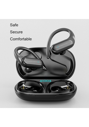 Novahub A520 Kablosuz Led Dijital Ekranlı Kulaklık, Gürültü Azaltma, Bluetooth, Uzun Pil Süresi