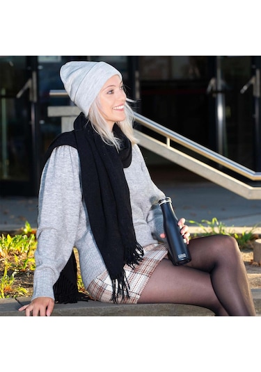 Lurch 750 Ml Paslanmaz Çelik Termos - Çift Cidarlı, Sızdırmaz Mat Siyah