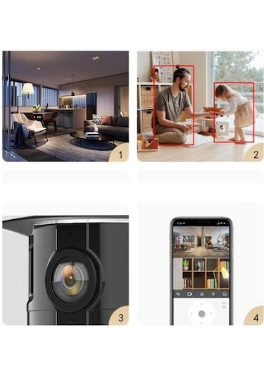 Mpıa Kei Plus Türkçe Uygulamalı 4 Mp Çift Lens Wi-fi Kamera