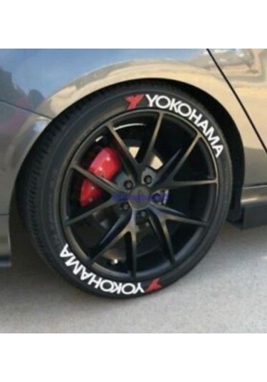 Yokohama Lastik Yazısı Tüm Lastik Yanaklarına Uyumlu 8adet