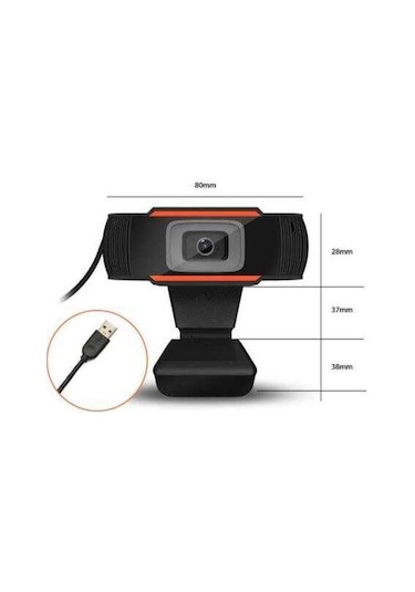 Oem 720P Mikrofonlu USB Webcam