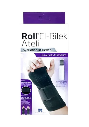 Roll Ayarlanabilir El Bilek Ateli