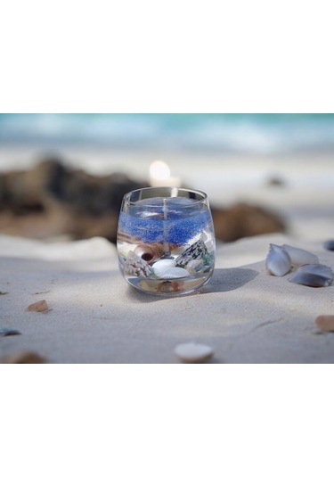 Jel Deniz Mum - Deniz Aromasıyla El Yapımı Jel Mum