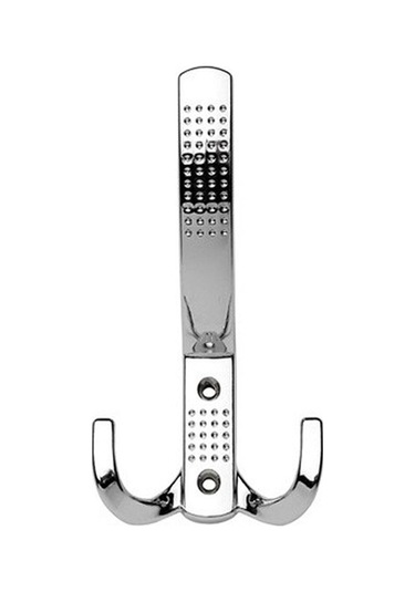 Noktalı Portmanto Vestiyer Duvar Dolap Elbise Askısı Krom Metal Mobilya Kapı Askılığı Askılık 10 Adet Krom