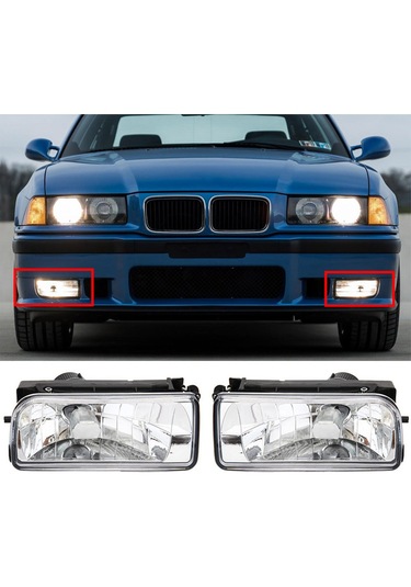 Bmw E36 1992-1998 Uyumlu Beyaz Cam Sis Farı
