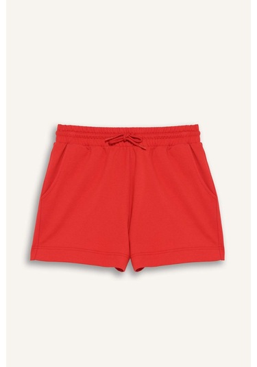 DeFactoFit Standart Fit Sporcu Kısa Paça Basic Düz Kırmızı Şort Z6696AZ25SMRD298