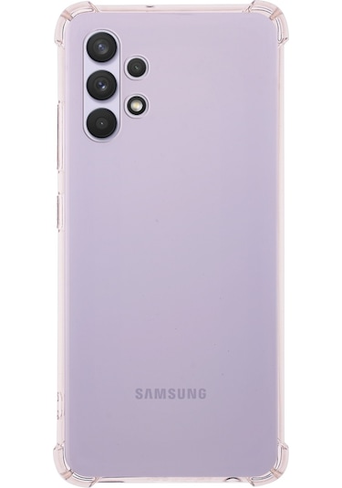 Samsung Galaxy Uyumlu A32 Köşe Korumalı Airbag Antishock Silikon Kapak