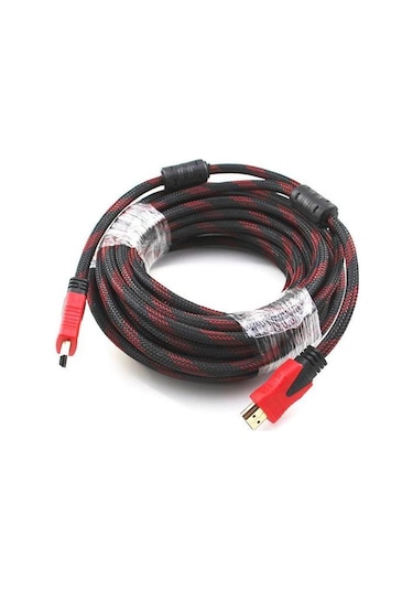 15M Metre Hdmi Kablo Full Hd Hdmi Altin Kaplama Ipli Çift Filtreli