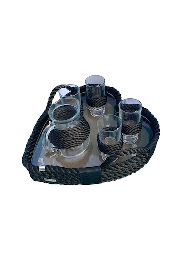 Saki Kalp Tepsi | Siyah