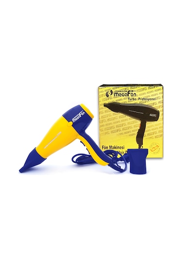 Johnson MegaFön 2400 W Profesyonel Turbo Kuaför Tipi Fön Makinesi