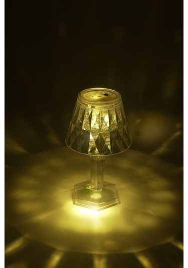 Abajur Şeklinde Küçük Gece Lambası Şeffaf