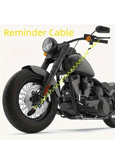 Oldfriend Siyah Motosiklet Disk Fren Alarm Kilidi 110db Titreşim Sensörü Usb Type-c Hızlı Şarj