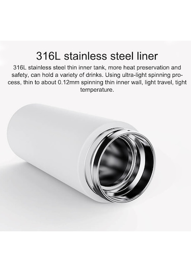 Xiaomi Mijia Termos Bardak Cep Sürümü 350 ML Pembe