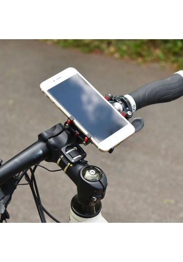 Folinda Alüminyum Bisiklet Telefon Tutucu, Silikon Renkli Parçalar İle Değiştirilebilir, 20-40mm Çubuk Çapı, 55-95mm Telefon Genişliği, Sağlam Tutma Diğer