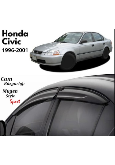 Honda Civic İes Cam Rüzgarlığı 96-00 Kutulu Gönderim