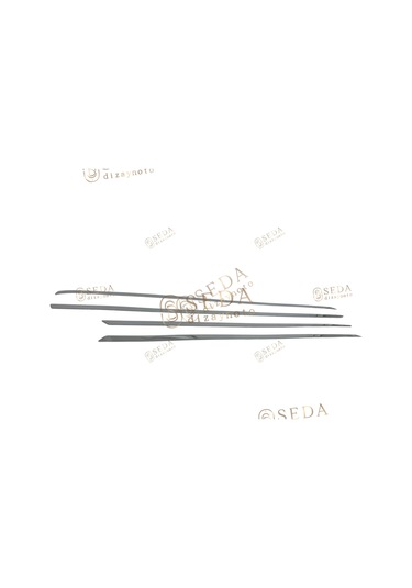 Dacia Lodgy Mpv 2013 Yan Kapı Çıtası 4 Prç. P. Çelik