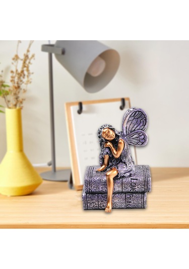 Suntek Melek Kız Heykeli Figürü Masa Orta Parçası Heykel İsteğe Bağlı