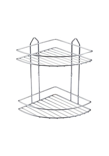 2'li Krom Köşeli Şampuanlık Yüksek Kalite Krom