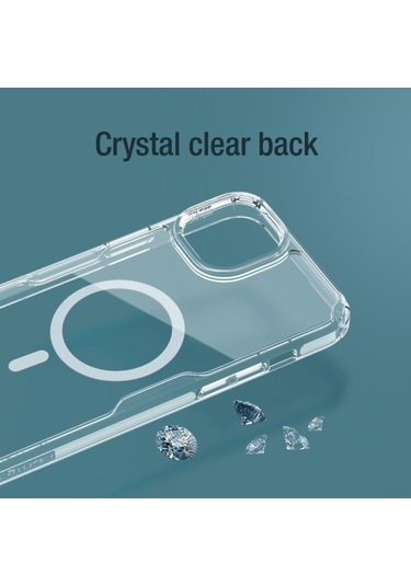 Bloomnest İphone Uyumlu 15 Magsafe Pc + Tpu Kılıfı, Nillkın Ultra Clear, Çizilmeye Dayanıklı Diğer