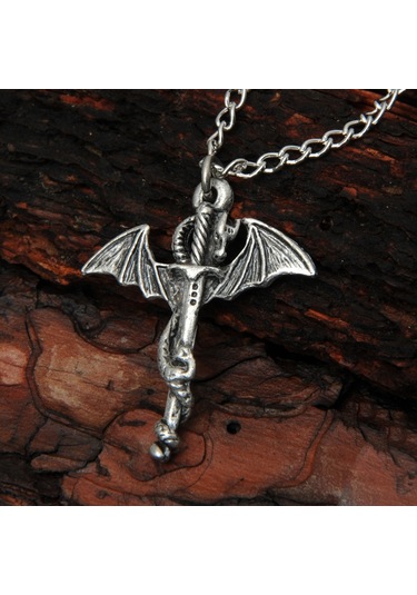 Kılıç Ejderha Erkek Kolye Takı Aksesuar K24 T5