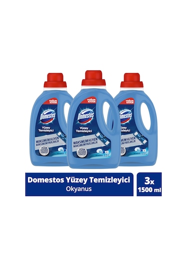 Domestos Yüzey Temizleyici Okyanus 3 x 1500 ML