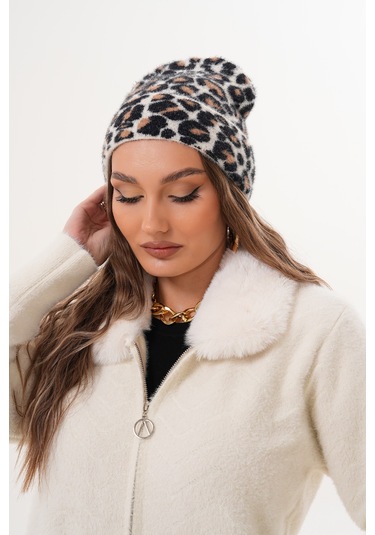 Ritagarcia Premium Soft Lepar Bere Beyaz Leopar