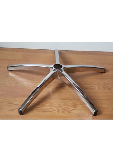 Kamusalmarket Makam Sandalyesi Krom Yıldız Ayağı Çap 65 Cm 150 Kg
