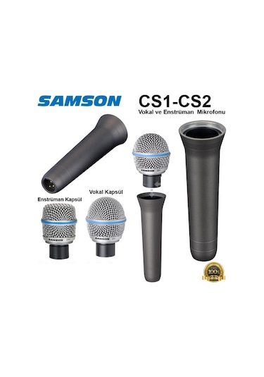 Samson Cs1/cs2 Vokal ve Enstrüman Mikrofonu