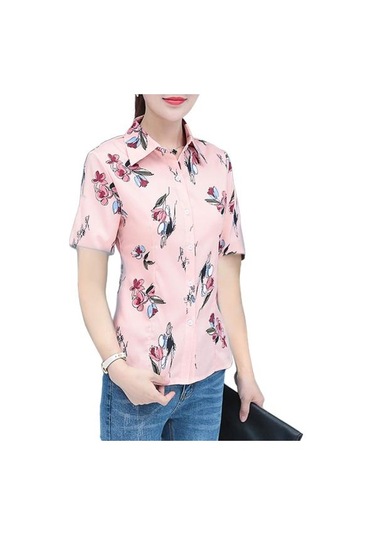 Erkek Pelerin Ceket Düz Renk Bol Kesim Gömlek Ceket Uzun Kollu Pembe