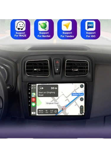Renault Symbol 2012 2019 Android Multimedya Teyp 9' Ips Ekran Oem