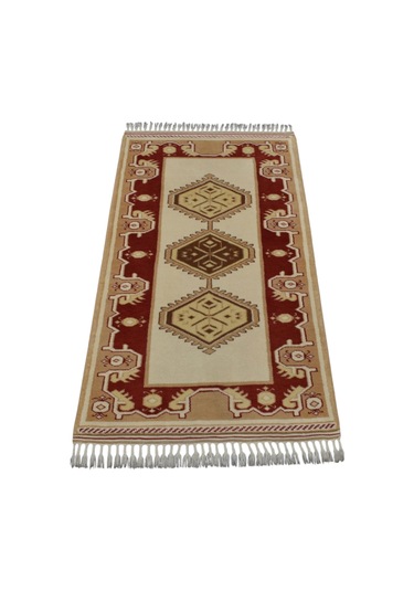 Zehra Abla Halı Yeni El Dokuma Modern Zarif Gemi Suyu Milas Yün Halı 5753 Renkli