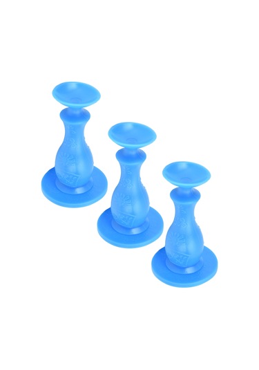 Tenfowee 3'lü Paket: Kauçuk Çamaşır Makinesi Kapı Açıcı - Hava Döngüsü Sağlar, Nem Ve Koku Engeller - Çok Amaçlı Kullanım Kapı, Telefon, Duvar Koruması - Mavi Mavi