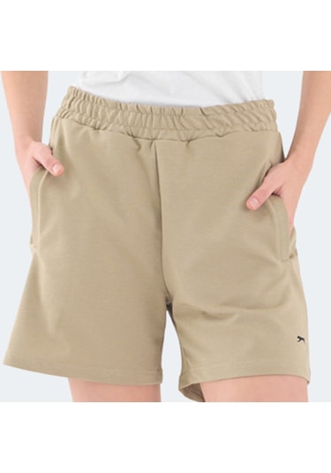 Slazenger RAMLAH I Kadın Cepli Bej Şort