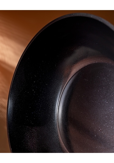 Madame Coco Freya Wok Tava - Kahverengi - 30 CM