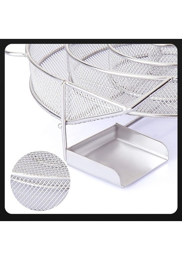 Tongxida 304 Ss Soğuk Füme Jeneratörü - Ahşap Tozu Sepeti 20x19x5cm, Çok Renkli Çok Renkli