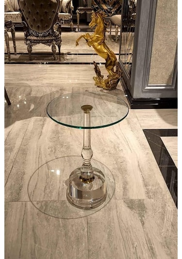 Dulda Akrilik Violeta Sehpa Şeffaf