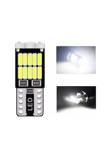 Volvo V70 Plaka Parklar Için 26 Led T10 Beyaz Ampul 2 Adet