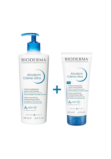 Bioderma Atoderm Cream 500 ML + Atoderm Cream Tube 200 ML