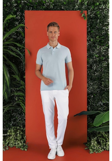 Ts 845 Mavi Spor T-shirt Mavi