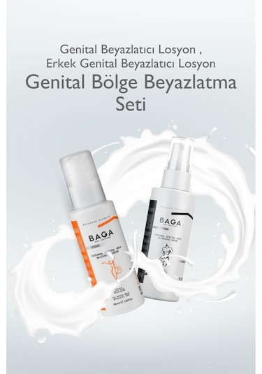 Genital Bölge Beyazlatıcı Krem & Erkek Genital Bölge Beyazlatıcı Krem 2'li Set