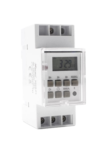 Xkoren Pano Tipi Dijital Zaman Saati Rezervli - Günlük Ve Haftalık Programlama - 7x24