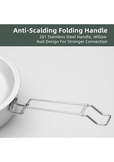 Ulzyvf Yüksek Ve Tencere-tava Takımı, Skycıty Sırt Seyahat Seti, Renkli Pişirme Outdoor Oksitlenmiş Mutfak Kompakt Kamp İçin Ekipmanları Çok Çantasıyla Alüminyum - Fb Çok Renkli Çok Renkli