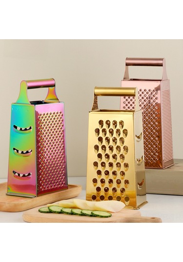 Symbee Ev Mutfakları İçin Çelik Dört Yönlü Sebze Dilimleyici: Salatalık, Patates, Sarımsak Ve Daha Fazlası İçin Pratik Kesi Tool A199 Diğer