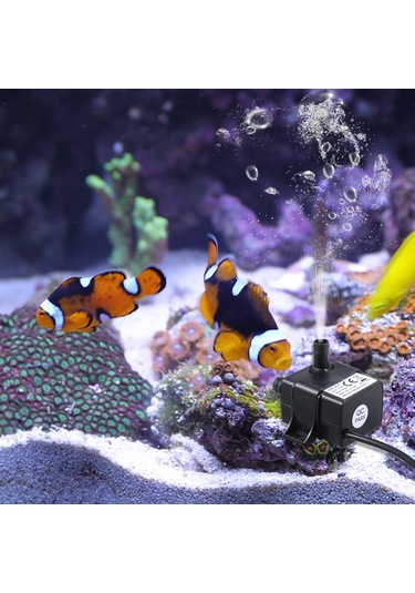 Yaozixa Usb Su Pompası, 120l/h Akış, 100cm Yükseltme, Ip68 Su Geçirmez, Akvaryum/hidroponik Dolaşımı, Mini Boyut