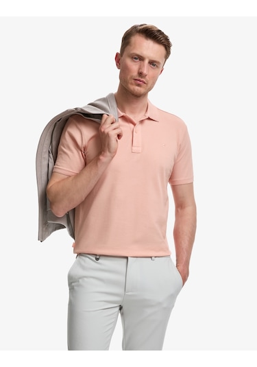 Pierre Cardin Erkek Somon Tişört Basic 50321128-vr047