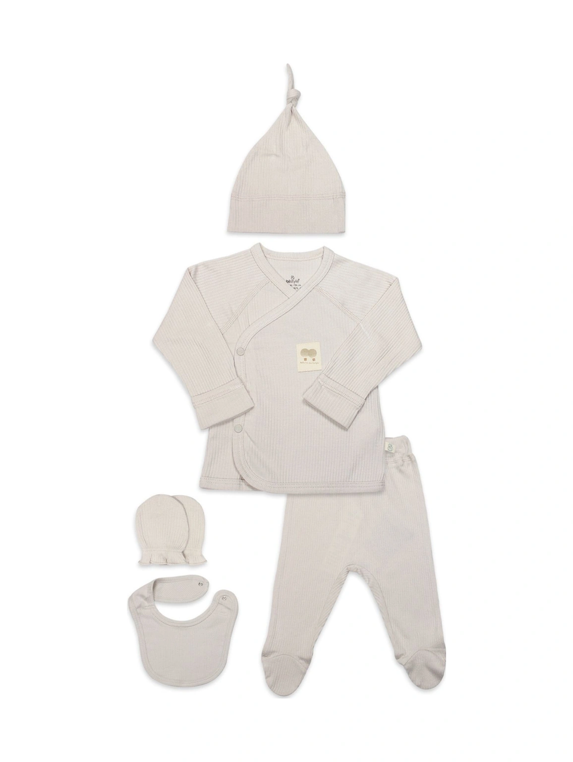 Bistyle 5'li Hastane Çıkışı Modal Flying Balloons Bej