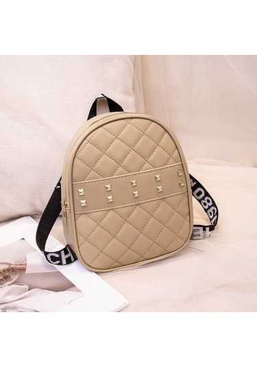 Tuomeng Kadın Yeni Elmas Moda Günlük Crossbody Omuz Çantası Kayısı Kayısı Bej